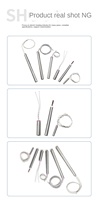 Cartouche chauffante avec thermocouple 220V, élément chauffant en acier inoxydable haute densité