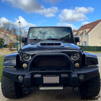 Capot de voiture pour jeep wrangler JK 2007-2017 Accessoires Offroad Parts Steel 4x4 Engine Scoop Guard Capot