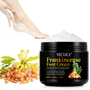 YECUCE reduce la rigidez muscular hidratante aceite de incienso <span class=keywords><strong>Crema</strong></span> para el cuidado de los <span class=keywords><strong>pies</strong></span> con Gel de Aloe Vera y aceite de menta - Product Image 2