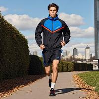 Conjunto Deportivo de 2 Piezas Personalizado, Chaqueta Cortavientos Informal de Primavera, Pantalones Deportivos de Pierna Recta para Hombre, Conjunto Holgado de Poliéster de Alta Calidad