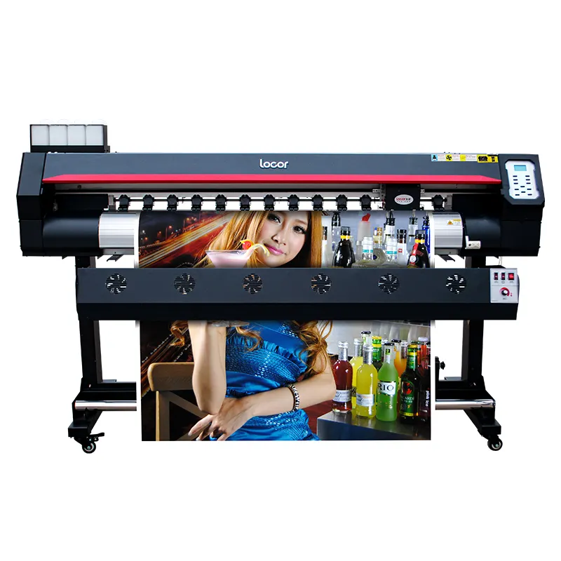 Impresora Digital de alta velocidad, 1,6 m/1,8 m, i3200 XP600, gran formato, póster, lienzo, papel tapiz de vinilo, precio de impresora eco solvente