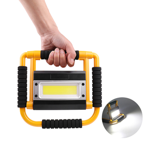 Reflector COB portátil de <span class=keywords><strong>20W</strong></span>, luz <span class=keywords><strong>LED</strong></span> de trabajo, 4 modos, reflector recargable por USB, batería integrada, luz de pesca para acampar