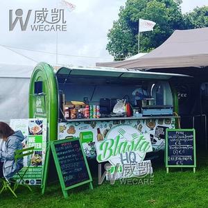 WECARE Mini Food Trailer, Piccolo Food Truck Mobile, Carretto Gelati, Design per Negozio di Snack Ambulante in Vendita - Product Image 2