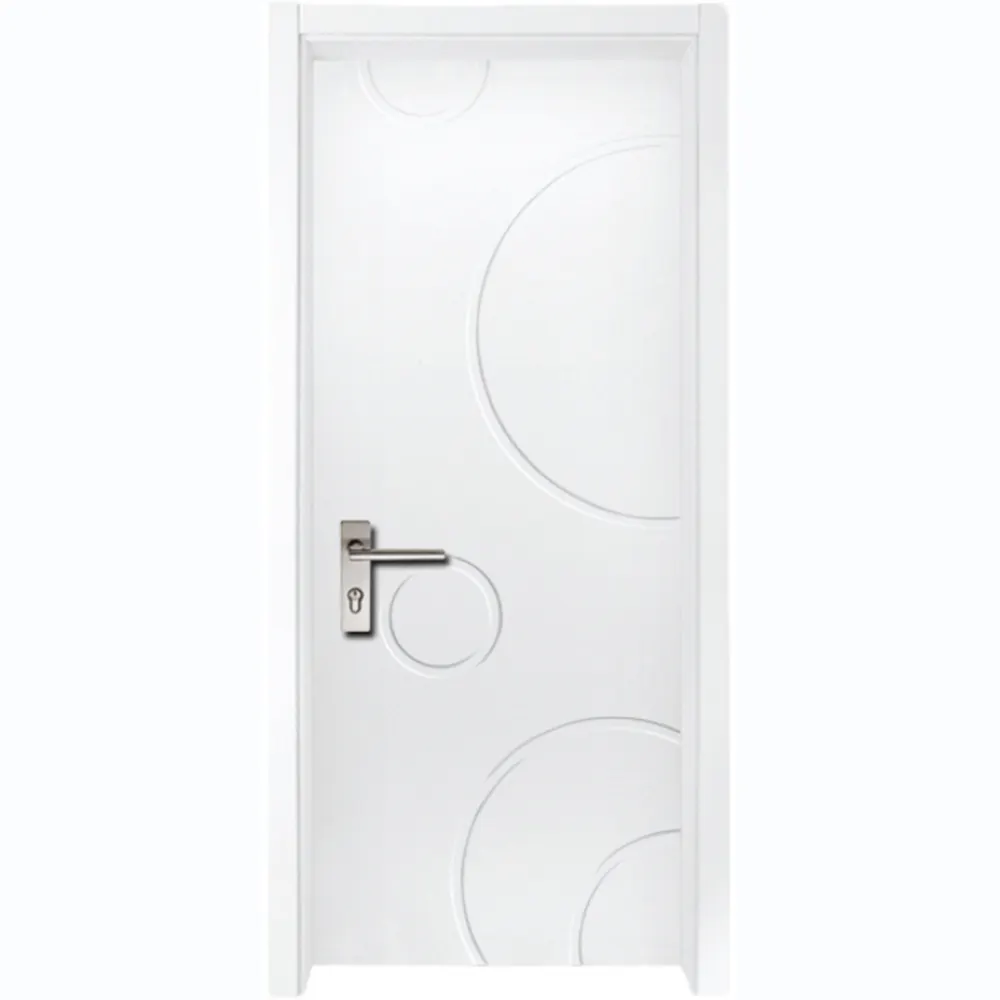 Haus Luxus weiße Tür maßge schneiderte Schlafzimmer Großhandel Interieur Holz Büro Design Tür Innen eingang mit Zubehör