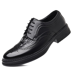 Chaussures pour hommes automne 2025, chaussures habillées décontractées haut de gamme, chaussures brogues sculptées, chaussures tendance respirantes pour jeunes adultes - Product Image 4