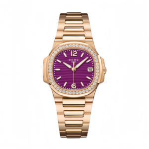 Montre de Luxe pour Femme 35mm OEM Personnalisée Dernière Collection Usine PPF Mouvement Cal.240sc 5712 avec Réserve de Marche Épaisseur Parfaite Métal - Product Image 1