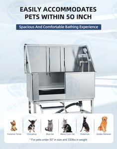 Bañera de Acero Inoxidable PAT PET TECH para Perros y Gatos Pequeños, Ecológica, Fácil de Limpiar, con <span class=keywords><strong>Escaleras</strong></span> - Product Image 5