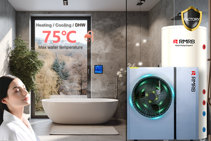 Bomba de Calor Aire-Agua de 11.73kW R290 A+++ con Compresor Scroll EVI, Control por WiFi, Calefacción, Refrigeración, ACS, Alta Eficiencia para el Hogar - Product Image 3
