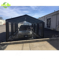 Prix usine Transparent Pvc Housse de voiture Gonflable Voiture Garage Tente Grêle Preuve gonflable bâche de voiture