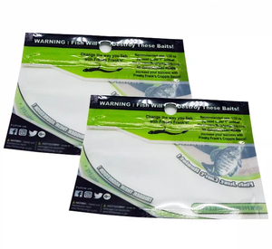 Señuelo de pesca de plástico suave y respetuoso con <span class=keywords><strong>el</strong></span> medio ambiente, cebo de pesca a prueba de olores, con cierre de cremallera transparente, con ventana - Product Image 6