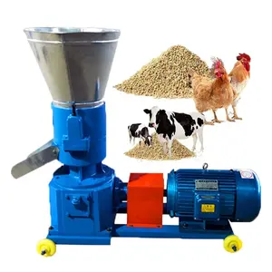 Manufacturer Supplier Electric Flat Die Animal feed pellet machine poultry maquina peletizadora de alimentos para animal