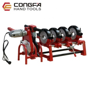 63-160mm cuatro abrazaderas Termofusion máquina de soldadura para <span class=keywords><strong>Polietileno</strong></span> tubo - Product Image 1