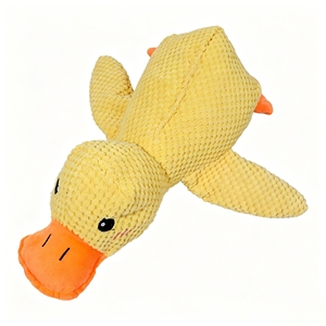 Giocattolo per Cani a Forma di Anatra Ecologico e Carino, Resistente ai Morsi, Gioco da Masticare per Alleviare l'Ansia - Product Image 1