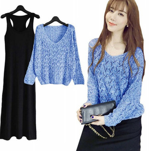 Suéter de Lujo con Capucha, Tejido Largo y Estampado, Suéteres Casuales de Invierno para Dama/Mujer, Venta al Por Mayor - Product Image 2