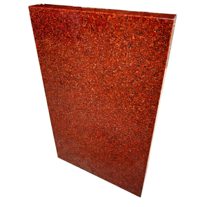 Dalles de granit rouge rubis naturel de qualité supérieure, écologiques, durables, polies, grandes dalles pour les applications de façades de bâtiments, d'aéroports et de villas - Product Image 1