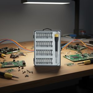 Ensemble de supports de précision pour embouts de tournevis, 33 pièces, avec poignée, pour la réparation électronique - Product Image 3