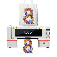 Locor-impresora Dual i3200 Dual XP600 A3 DTF, máquina de impresión de película de transferencia directa de 30cm para camiseta