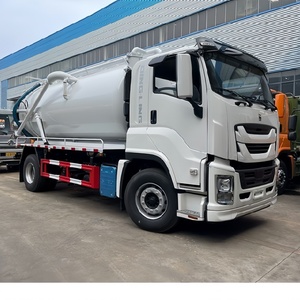 รถดูดสิ่งปฏิกูล ISUZU GIGA 4x2 12CBM ใหม่ เกียร์ธรรมดา ดีเซล ยูโร 3 รถบรรทุกถังสุญญากาศ ราคาถูก - Product Image 1