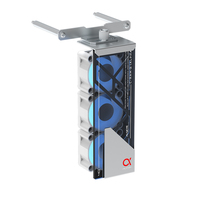 Refroidisseur de processeur ALSEYE de couleur blanche, petit, 3 ventilateurs de 40 mm, refroidisseur de boîtier PC