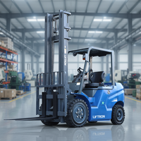 Liftron CPD25 2,5 Tonnen Elektro-Gabelstapler mit Lithium-Ionen-Batterie Vollgummireifen Frontantrieb für Industriegüterhandling Innenlagerung