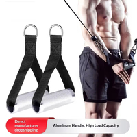 Poignées de Gym Robustes en Alliage d'Aluminium NJ pour Machines à Câbles – Accessoires d'Équipement de Fitness
