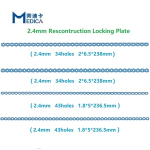 เครื่องมือกระดูกและข้อสัตวแพทย์รากฟันเทียม1.6/2.4/3.2/4.0มม. แผ่นล็อคการสร้างใหม่