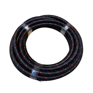 Haofa Nylon Braided <b>PTFE</b> Oil Pipe AN4 AN6 AN8 AN10 AN12 For Automotive Fuel System Replacement - Product Image 1