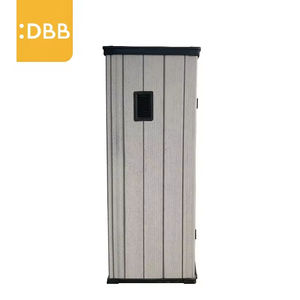 Bâtiments préfabriqués 4Ft 5Ft 6Ft Outil d'<span class=keywords><strong>armoire</strong></span> verticale <span class=keywords><strong>de</strong></span> <span class=keywords><strong>jardin</strong></span> Toit plat durable Salle d'utilité Boîte <span class=keywords><strong>de</strong></span> rangement à double porte anti-rongeurs - Product Image 2