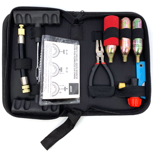 Kit de réparation de <span class=keywords><strong>moto</strong></span> avec bouchon de <span class=keywords><strong>pneu</strong></span> sans chambre à air pour cylindre de gaz CO2 - Product Image 1