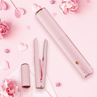 Lisseur de cheveux sans fil portable multicolores, chauffage rapide, lissage et bouclage, fer à lisser rechargeable pour toutes les coiffures