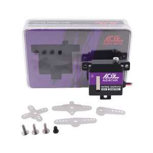AGFRC A24CHR 8KG High Torque 8.4V HV 0.10s 10mm CLS Wing Programmable Digital 25T <b>Mini</b> RC Airplane Turbojet <b>Robot</b> Car - Product Image 5