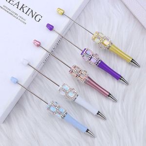 Custom DIY Rhinestone Beaded Pens, Handmade Diamond Sugar <b>Cube</b> Ballpoint Pens for Gifts, Promotional Office Supplies - Product Image 3