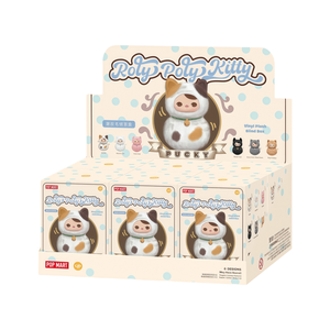 100% Original para POP MART Pucky Roly Poly Kitty serie vinilo felpa caja ciega figura de juguete estatuas Animal ornamental regalo sorpresa - Product Image 1