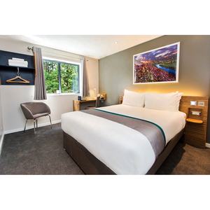 Travelodge-Muebles de dormitorio de hotel modernos, armario de liquidación al por mayor, base de cama, cabecero, sillas, sofá, panel para habitación de invitados - Product Image 2