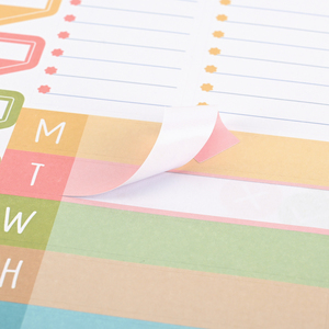 Autocollants personnalisés format A5, 6 feuilles, pour agenda, journal, index, planificateur, liste de tâches fonctionnelle, suivi des habitudes - Product Image 1