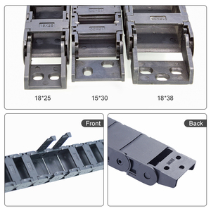 15x20 15x30 cavo di trasmissione a ponte catena filo conduttore nuovo prodotto 2020 macchine utensili CNC fornito catena di trascinamento in plastica - Product Image 4