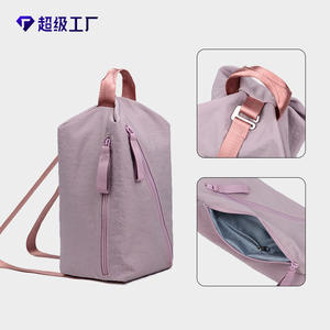 Sac bandoulière unisexe pour le fitness, violet, 20L, léger, résistant à l'eau, pour la danse, le sport, le yoga, le cyclisme - Product Image 2