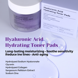 Tampons de <span class=keywords><strong>coton</strong></span> hydratants personnalisés à l'acide hyaluronique et à l'ADN de sodium, tampons tonifiants hydratants au gel d'algues sargasses - Product Image 3