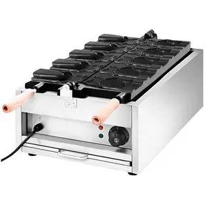 Automatic machine, electric takoyaki fish shape waffle maker for sale