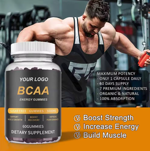 Complément énergétique en gommes protéinées BCAA de marque privée ASAP pour hommes et femmes, gommes BCAA - Product Image 3