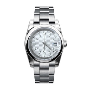 Montre mécanique automatique de luxe pour homme, saphir, étanche, luminescente, affichage de la date, logo personnalisé, acier - Product Image 3