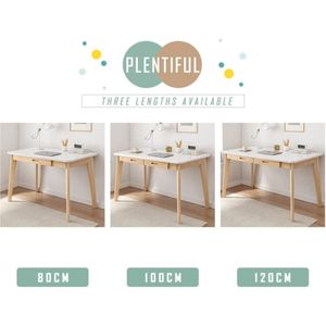 Minimalist Modern Nordic Room Study Student Computer Table Home Furniture Office <strong>Desk</strong> Bedroom Bamboo <strong>Wooden</strong> Writing <strong>Desk</strong> - Product Image 4