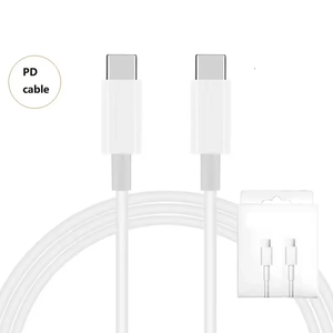 PD 20W <span class=keywords><strong>USB</strong></span> Tipo-<span class=keywords><strong>C</strong></span> Adaptador de carga rápida UE EE. UU. Reino Unido Enchufe Cable de cargador de pared para iPhone 15 16 y cargador y adaptadores de teléfonos celulares - Product Image 6