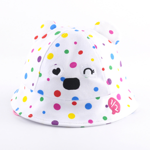 Dessin animé personnalisé enfants seau chapeau enfants chapeau de pêche avec des oreilles mignonnes - Product Image 2