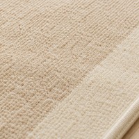 Tapis confortable style bouclé, grand tapis uni beige crème pour salon, tapis moderne doux et moelleux pour la décoration de la maison