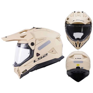 Ls2 mx702 unisex tất cả các mùa Flip-up Rally Mũ bảo hiểm kép Visor & chống sương mù ABS PC vật liệu XL Kích thước điều kiện mới - Product Image 4