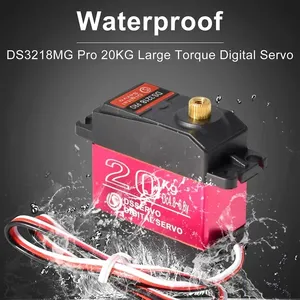 Servo Digital DS3218 PRO 20KG, Resistente al Agua, Alta Velocidad, 180/270 Grados, Brazo Metálico, para Autos RC 1/8 1/10, Hecho de Plástico, Molde Privado - Product Image 3