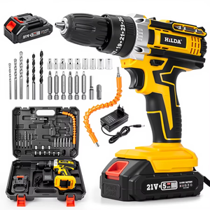 KHC Factory Shipment OEM Mini Impact Drill Yellow Li-ion Battery Brushless Motor 21V Single Speed Industrial Use 25NM Drilling - Product Image 1