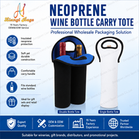 Sac isotherme personnalisé en néoprène pour bouteilles de boisson avec étiquette tissée, idéal pour les cadeaux d'accueil d'hôtel – Fournisseur d'usine avec service de personnalisation du logo