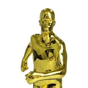 Gold Statue Man Indoor Metal Sportsman Sculpture Small Size Running Man Resin <strong>Figurine</strong> Awards Souvenir for Champion Cups - Product Image 6